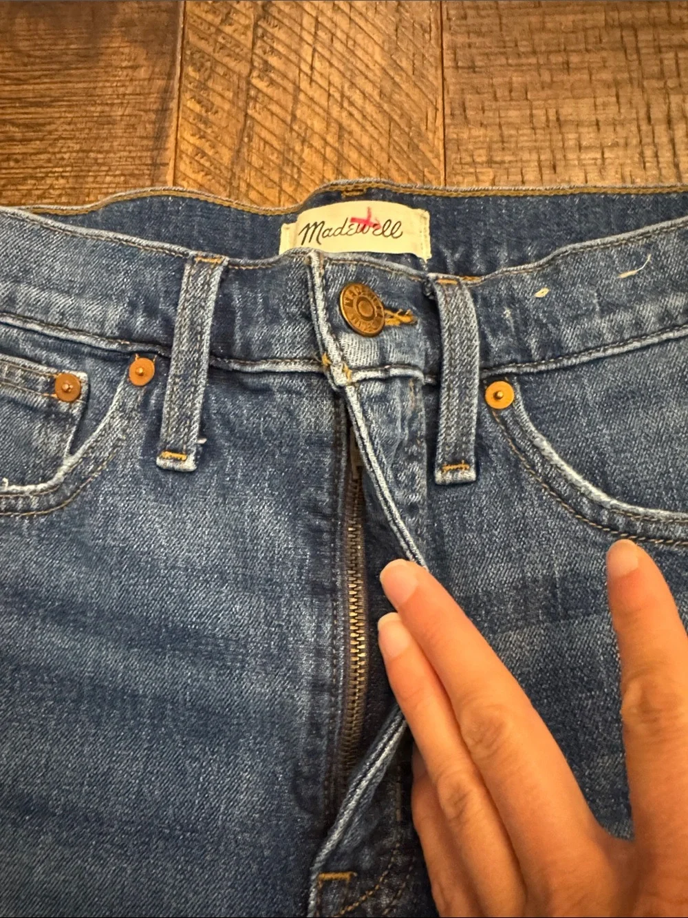 Madewell High Rise Denim Shorts